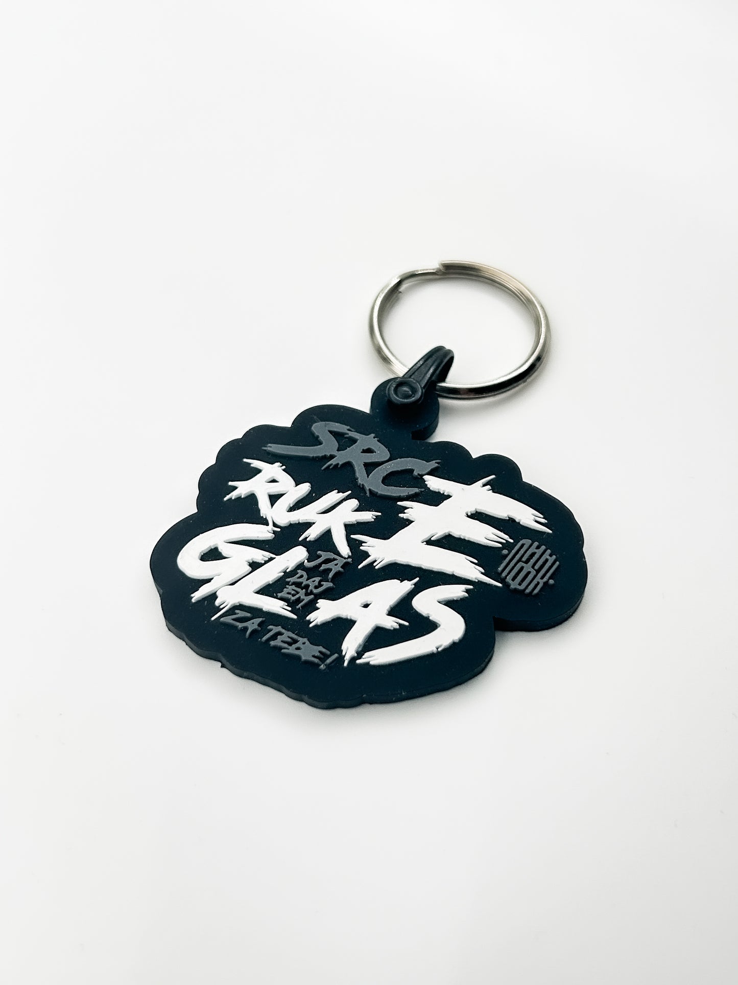 Gumeni privezak "Srce Ruke Glas"