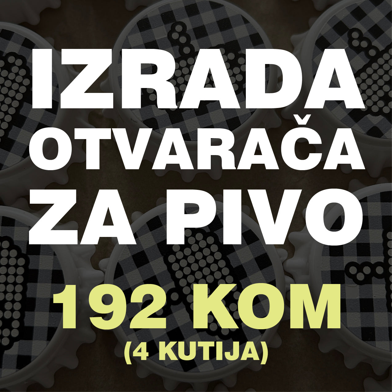 Izrada otvarača za pivo 192 kom