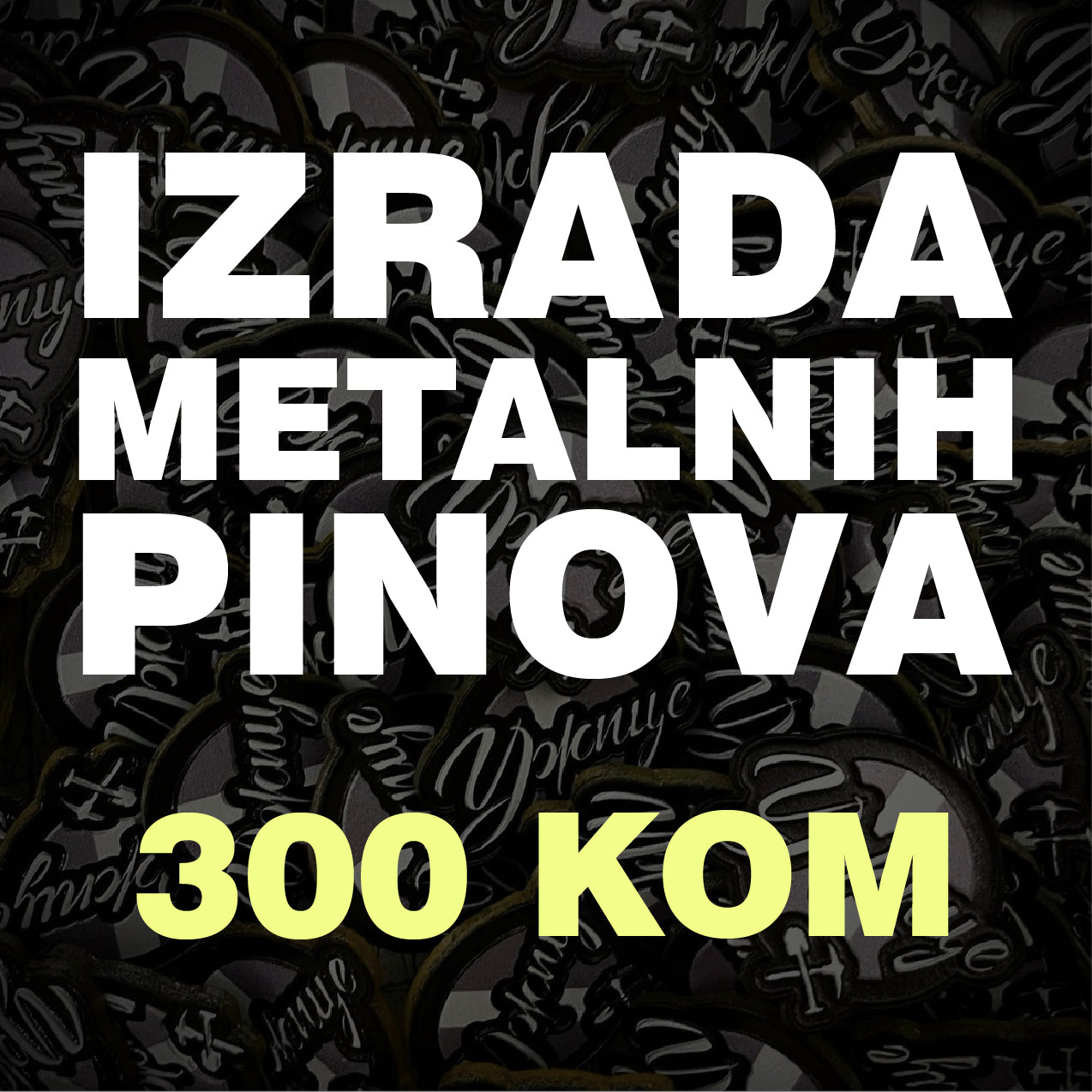Izrada pinova 300 kom