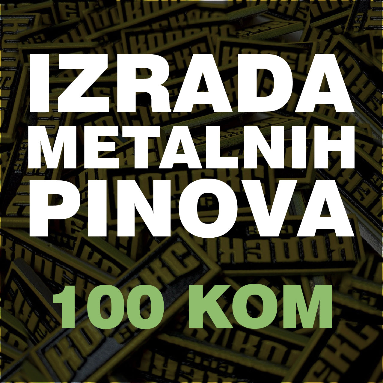Izrada pinova 100 kom