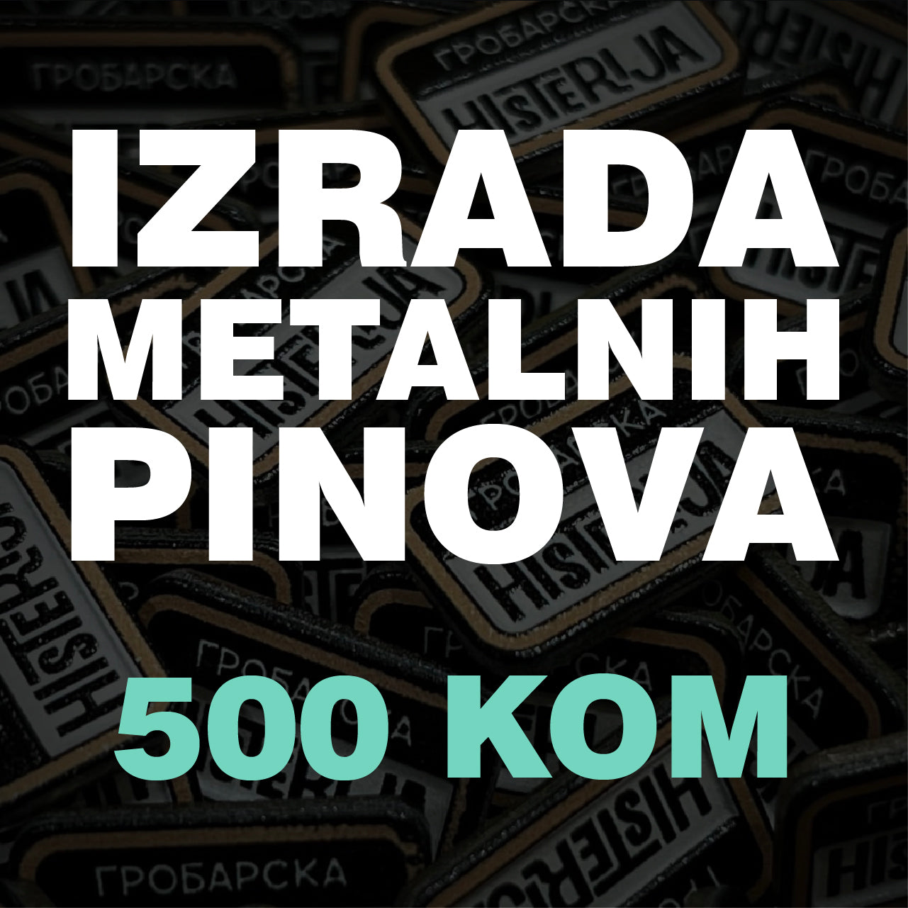 Izrada pinova 500 kom