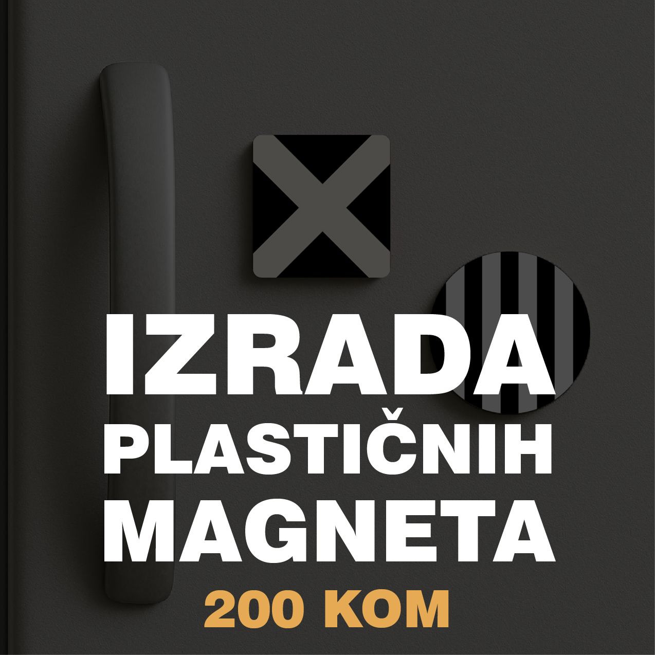 Izrada plastičnih magneta 200 kom
