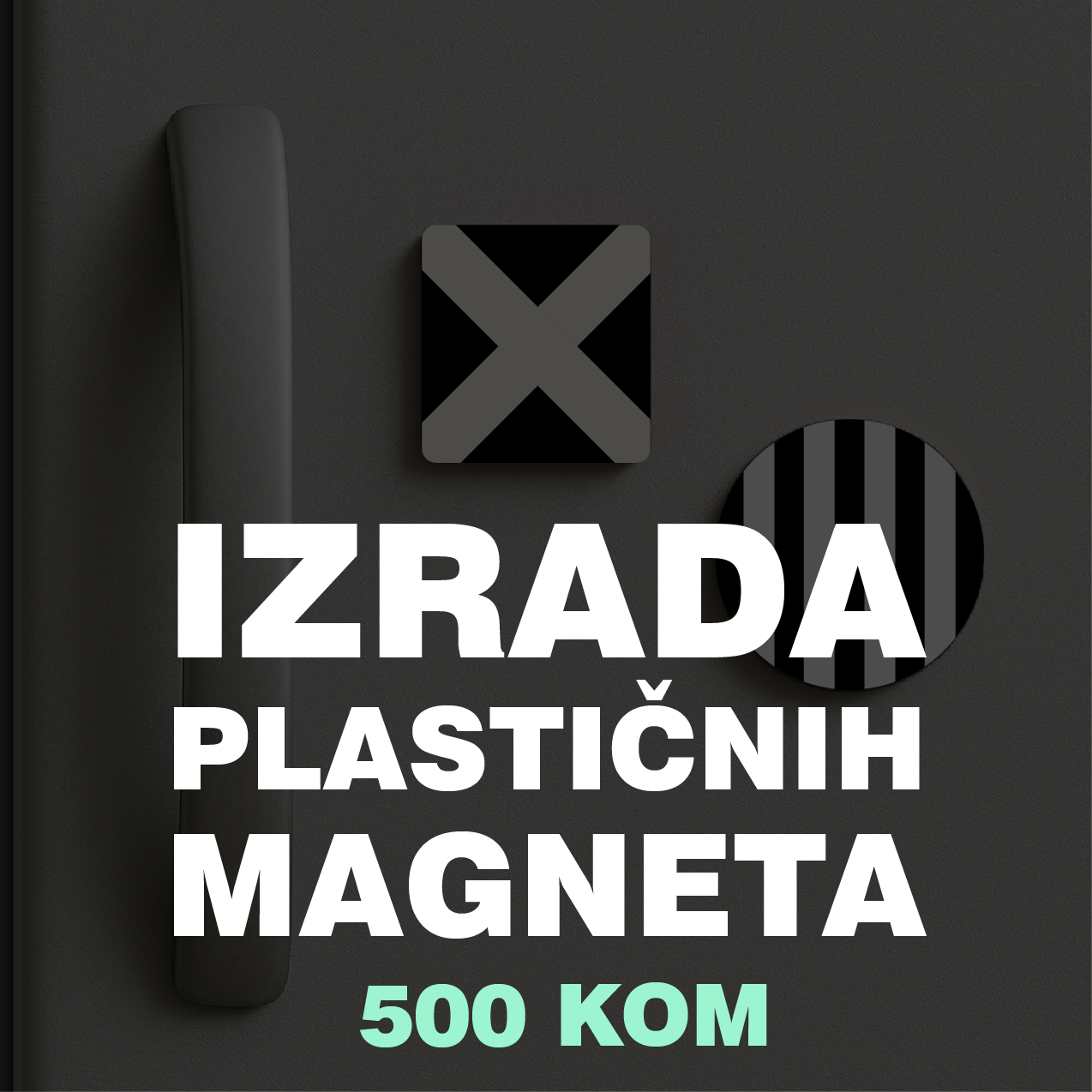 Izrada plastičnih magneta 500 kom