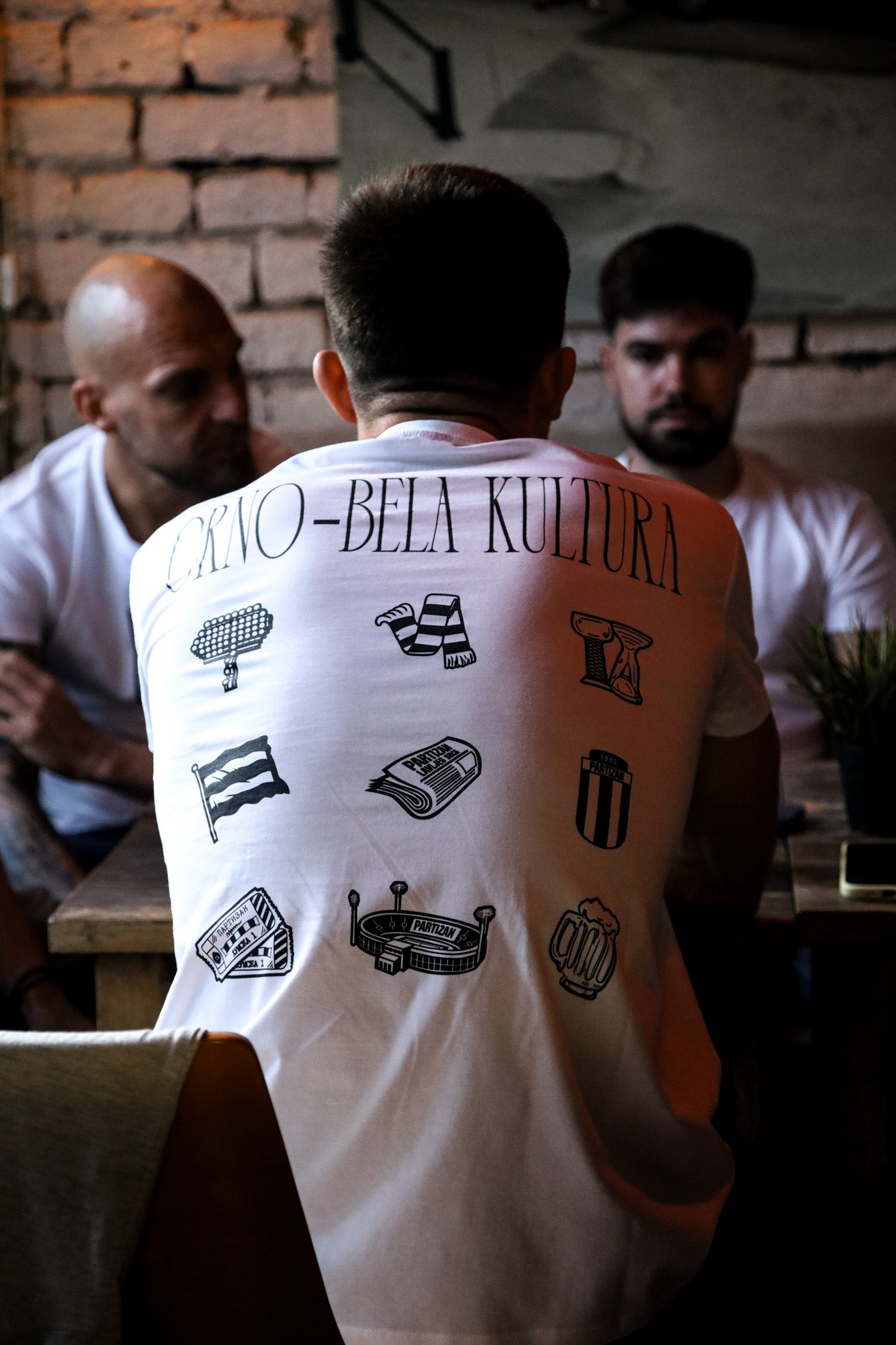 Muška majica "Crno - bela kultura"