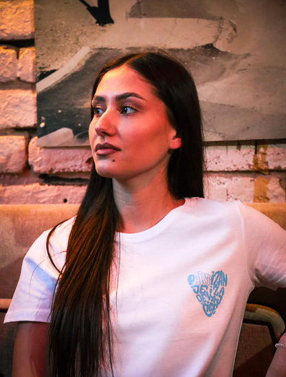 Ženska majica "Partizan je i za devojčice"