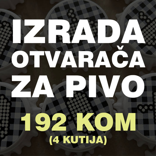 Izrada otvarača za pivo 192 kom