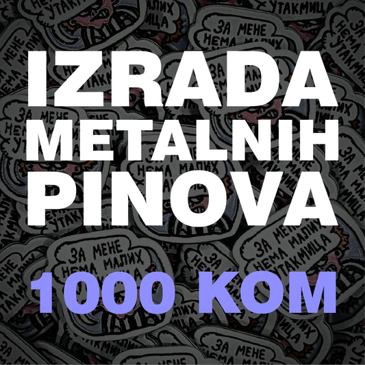 Izrada pinova 1000 kom