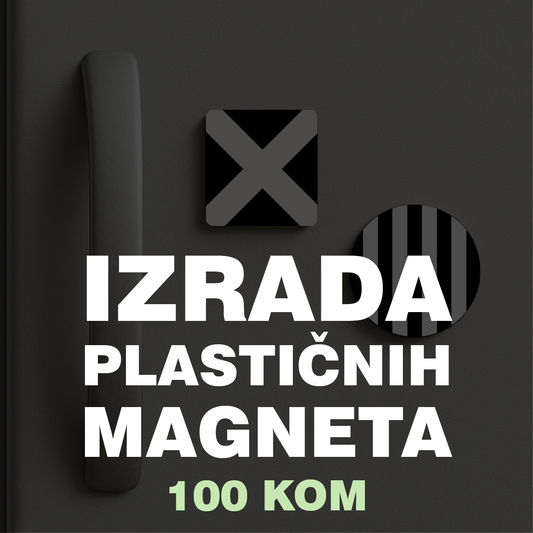 Izrada plastičnih magneta 100 kom