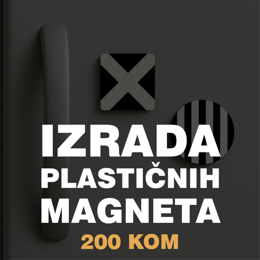 Izrada plastičnih magneta 200 kom