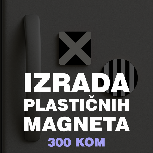 Izrada plastičnih magneta 300 kom