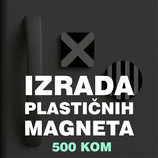 Izrada plastičnih magneta 500 kom