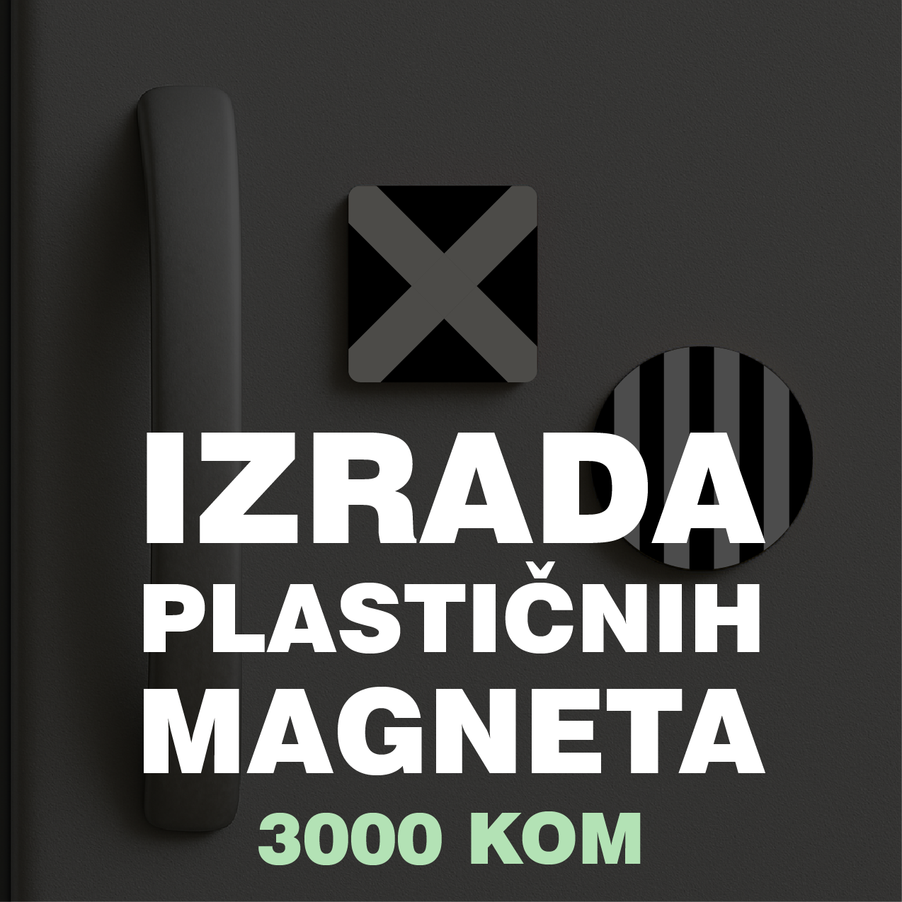 Izrada plastičnih magneta 3000 kom