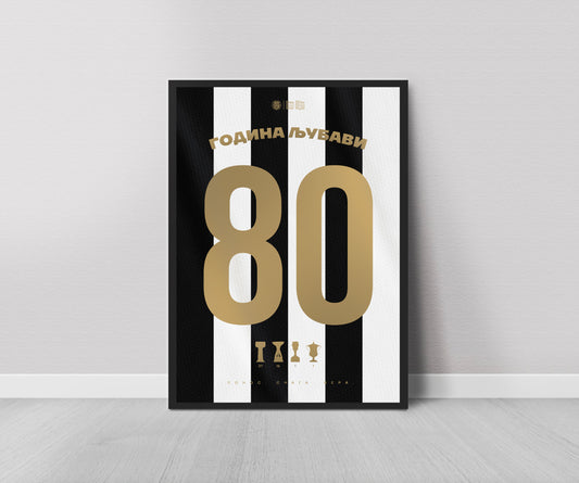 Poster u ramu "80 godina"